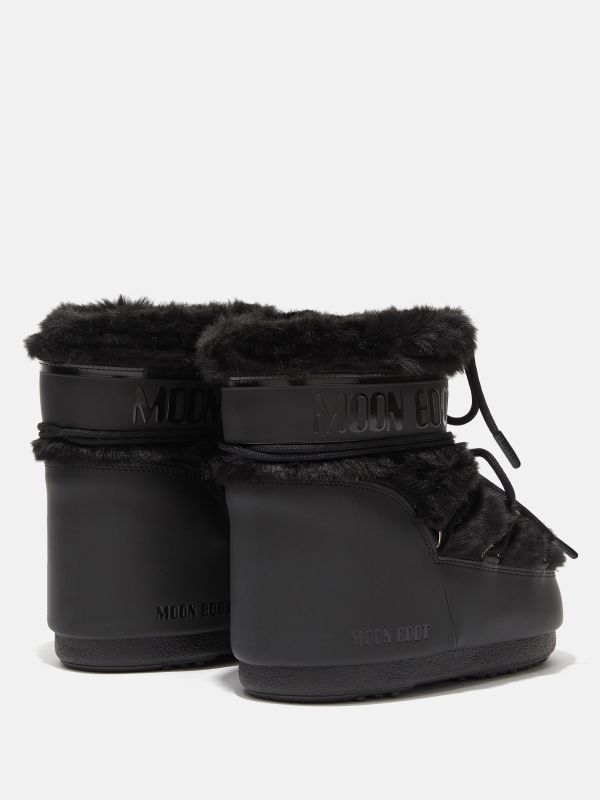 Мунбути Tecnica Icon low faux fur black