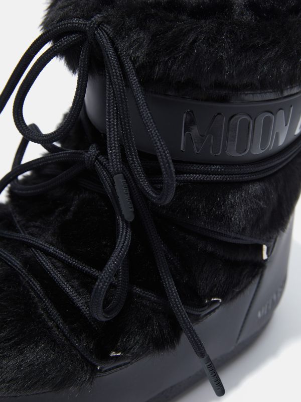 Мунбути Tecnica Icon low faux fur black