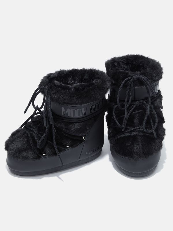 Мунбути Tecnica Icon low faux fur black